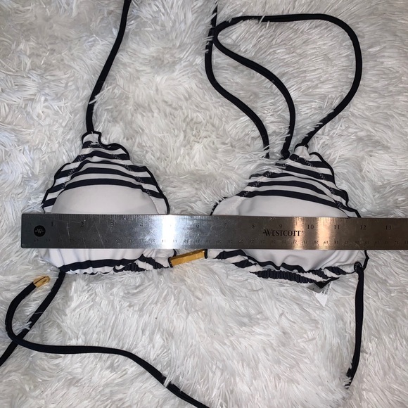 vix paula hermanny bikini white and black top - Picture 2 of 7